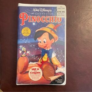 Pinocchio - 1993 Factory sealed VHS Walt Disney’s Masterpiece Collection